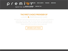 Tablet Screenshot of premiersportssolutions.com